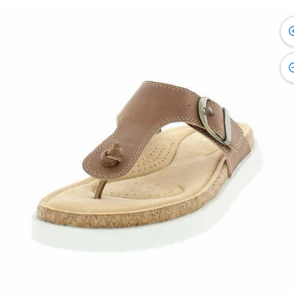 NEW IZOD Women's Charcy Adjustable Strap Memory Foam Sandal